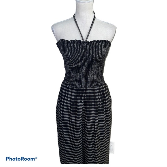 Free People Black Balloon Jumpsuit Size Large - Picture 4 of 7